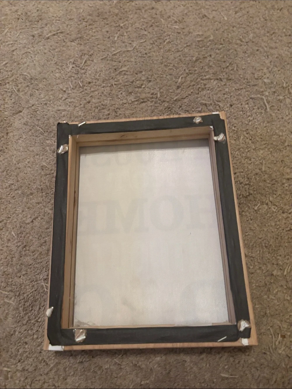 Dog Paw Wall Art Sign - Neutral Brown 